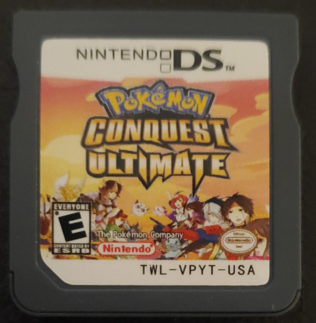 Pokemon Conquest Ultimate NDS Video Game Nintendo DS with Box