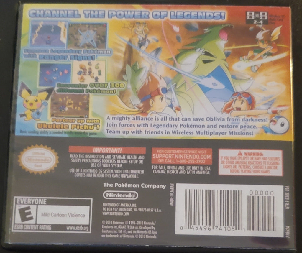 Pokemon Ranger Guardian Signs Video Game NDS Nintendo DS with Box