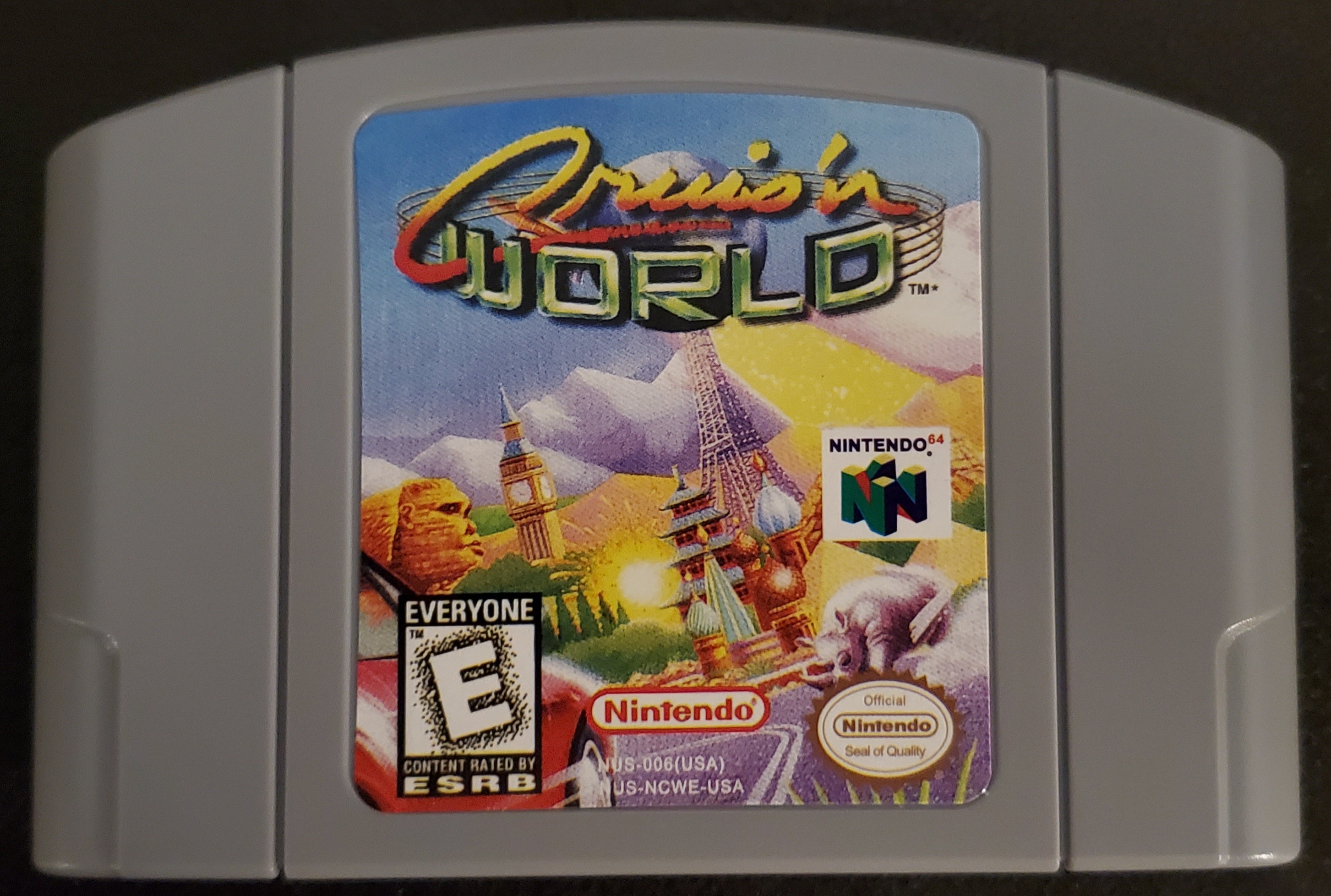 Cruis'n World N64 Nintendo 64 Video Game Cartridge 1998