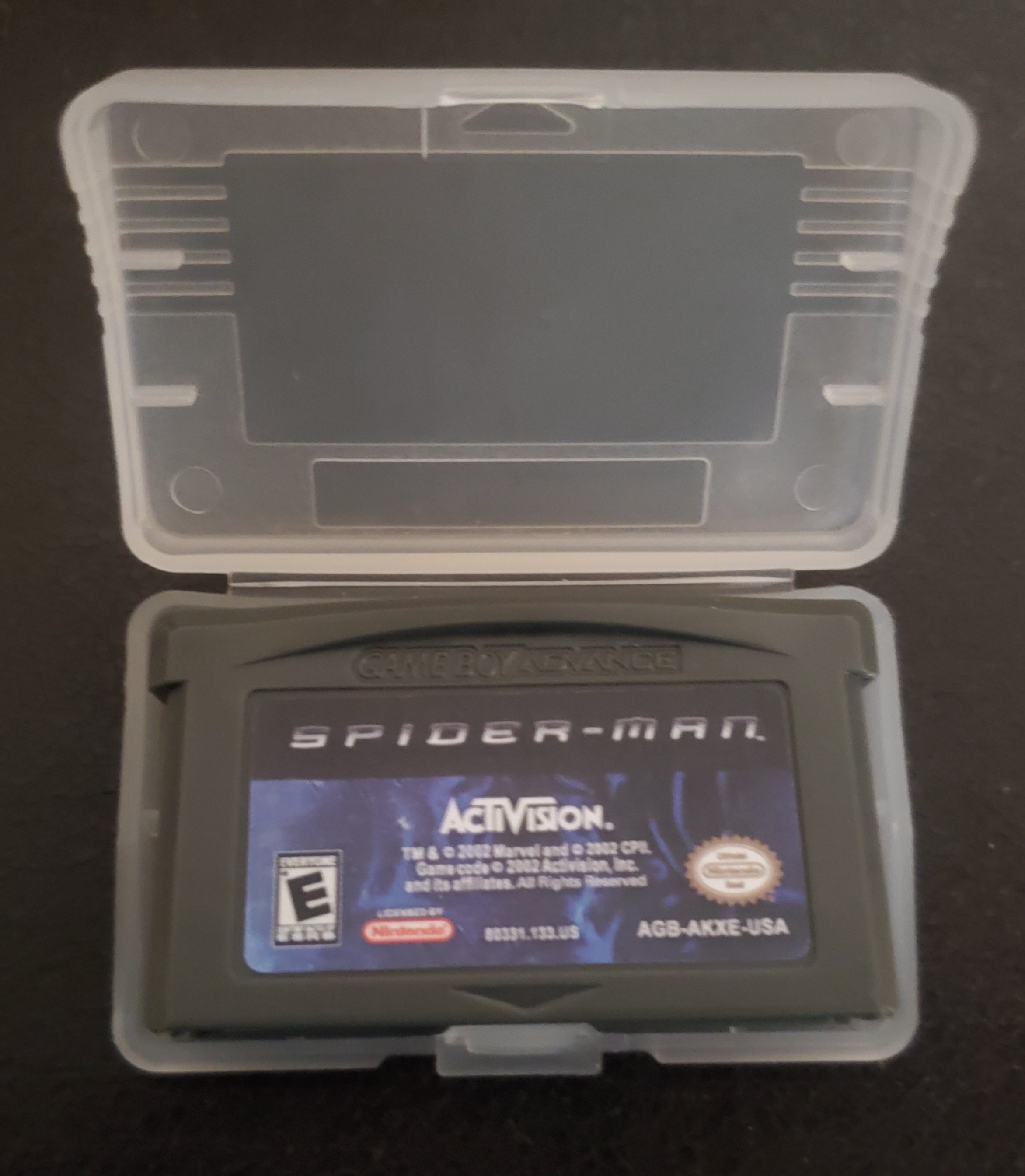 Spider-Man 1 GBA Video Game Cartridge Nintendo Game Boy Advance 2001