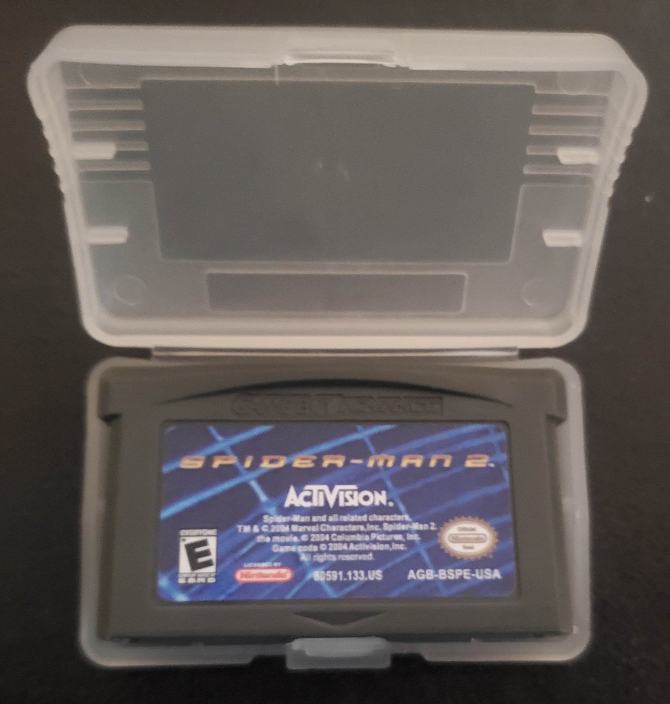 Spider-Man 2 GBA Video Game Cartridge Nintendo Game Boy Advance 2004