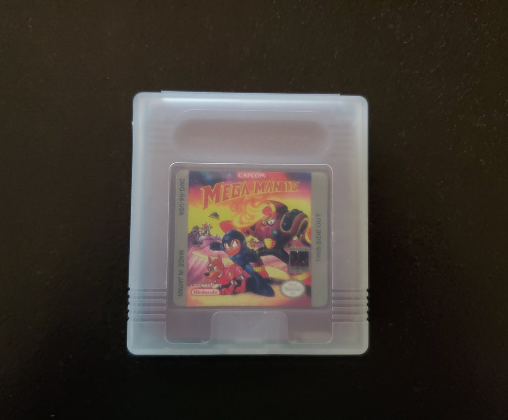 Mega Man 4 IV GB Video Game Cartridge Game Boy 1993