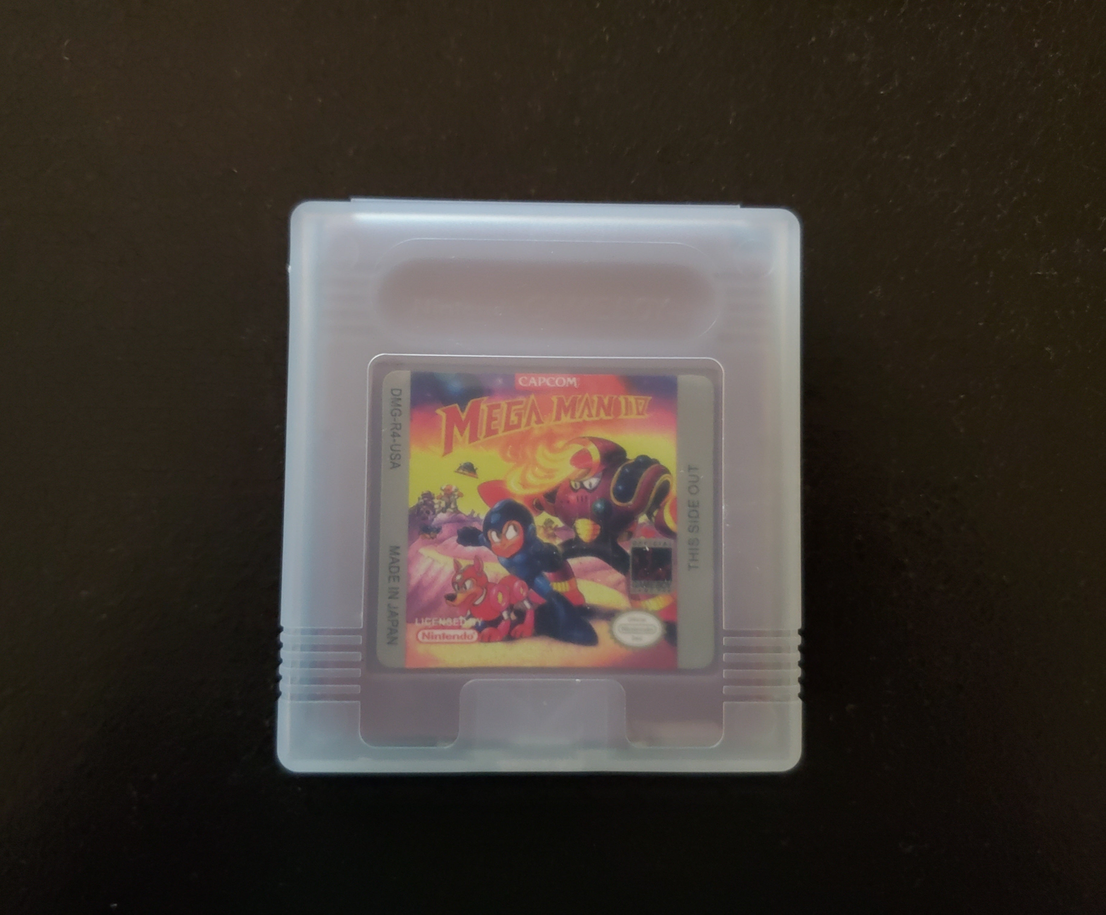 Mega Man 4 IV GB Video Game Cartridge Game Boy 1993