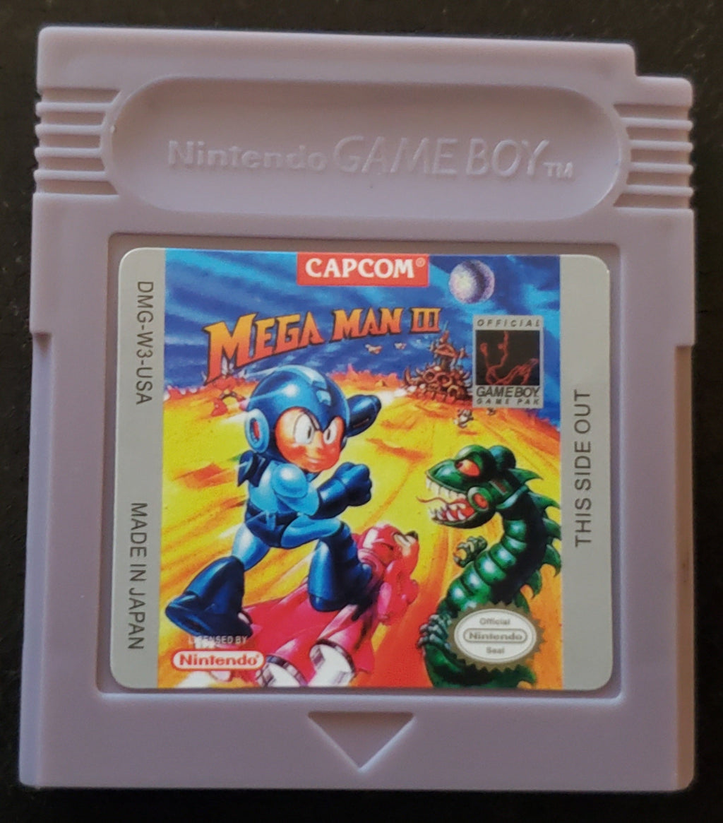 Mega Man 3 III GB Video Game Cartridge Game Boy 1992