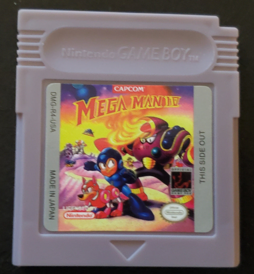 Mega Man 4 IV GB Video Game Cartridge Game Boy 1993
