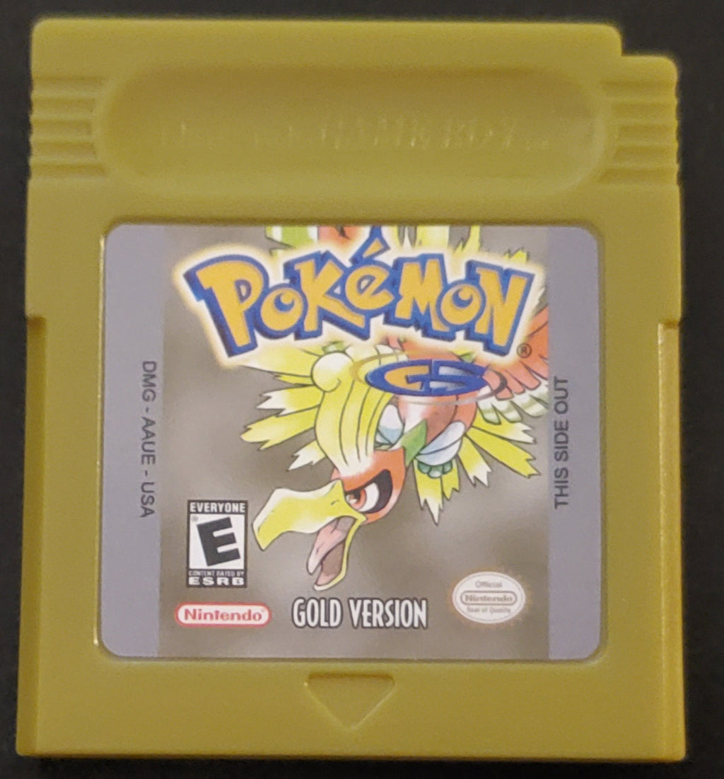 Pokemon Gold GBC Video Game Cartidge Game Boy Color 2000