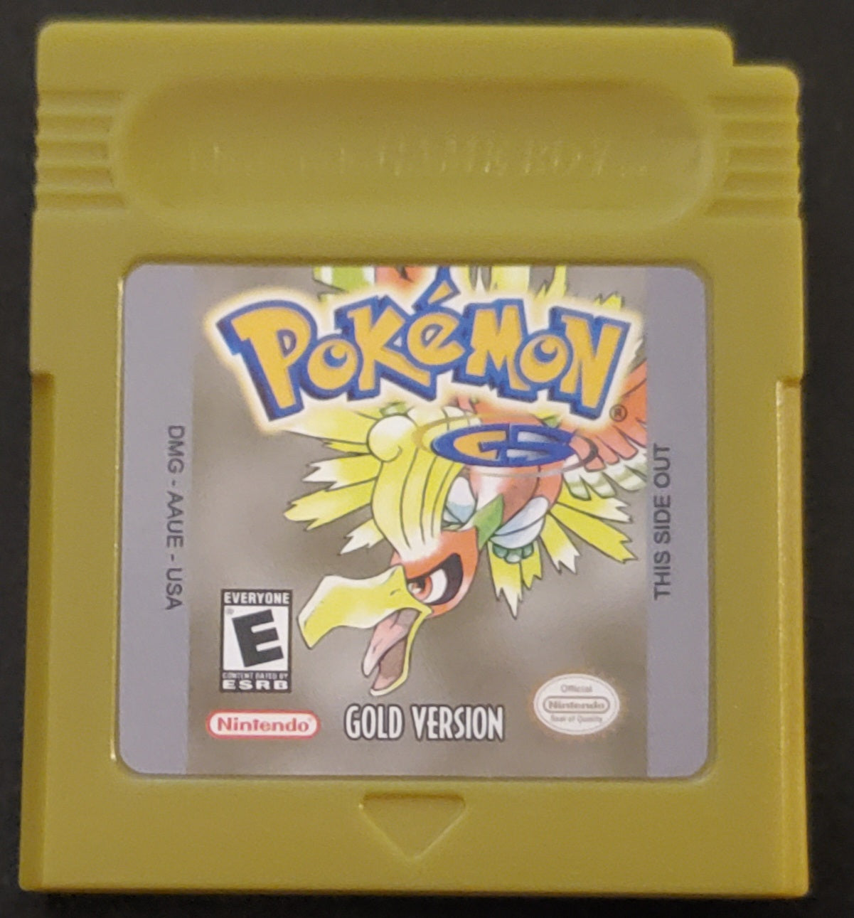 Pokemon Gold GBC Video Game Cartidge Game Boy Color 2000