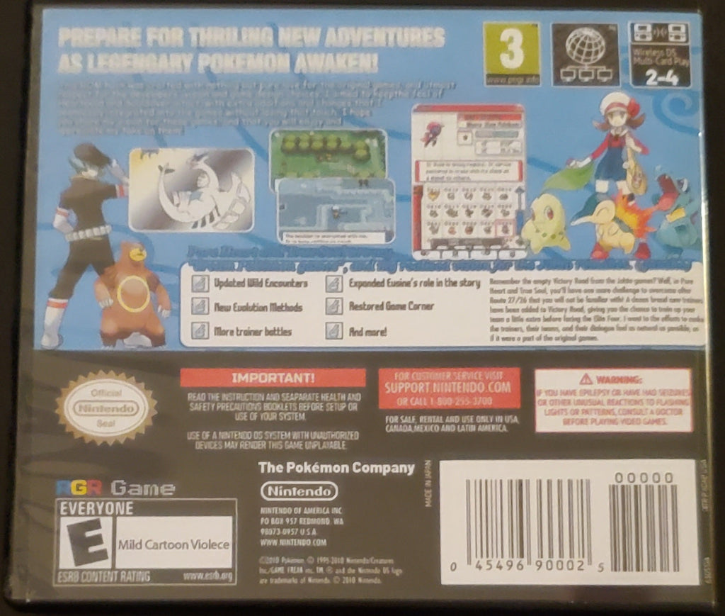 Pokemon True Soul NDS Nintendo DS Custom ROM Hack Video Game Cartridge