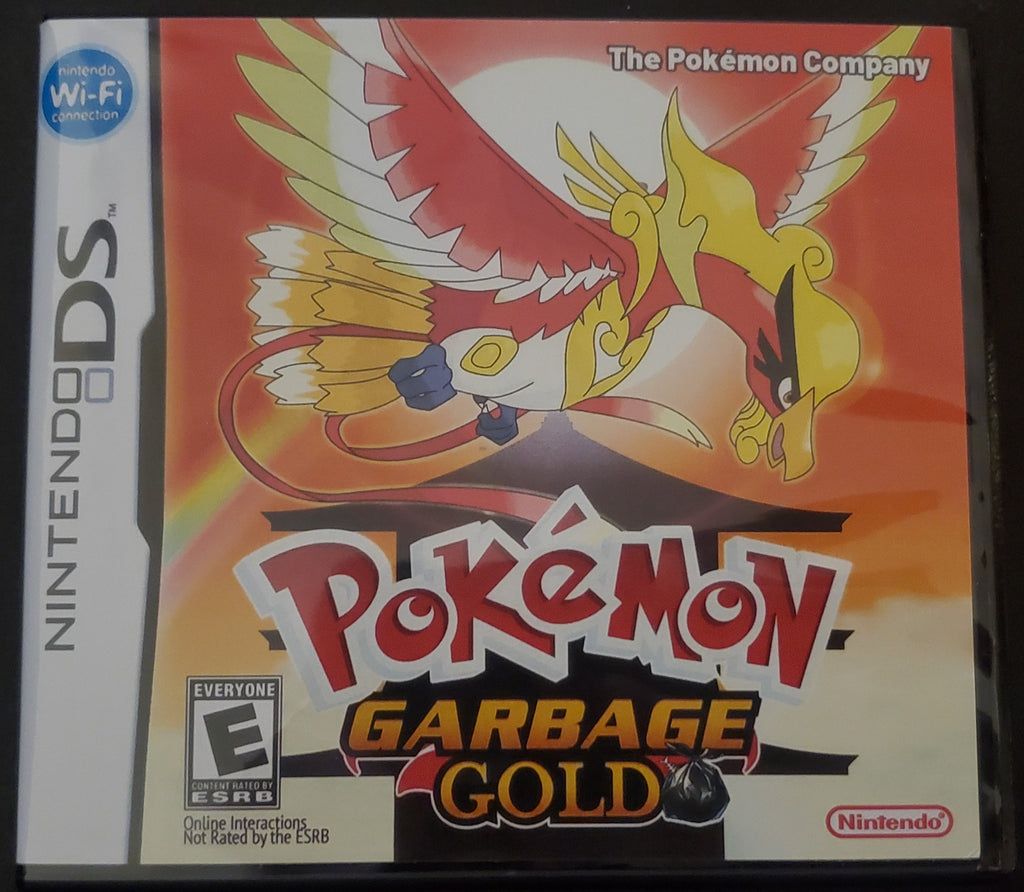 Pokemon GarbageGold NDS Nintendo DS Custom ROM Hack Video Game