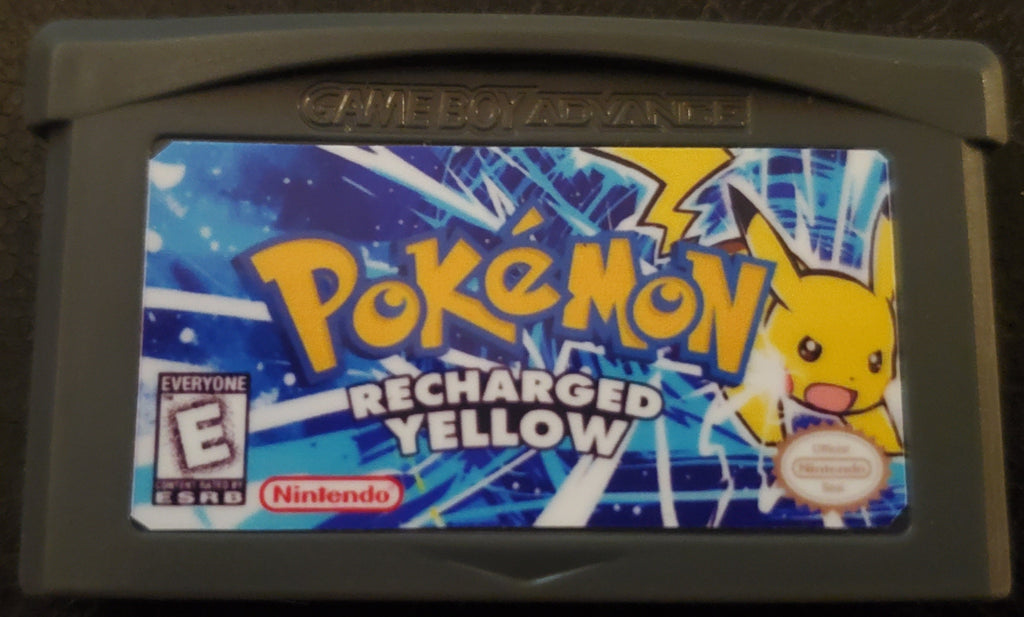 Pokemon Recharged Yellow GBA Pokemon ROM Hack Game Boy Advance