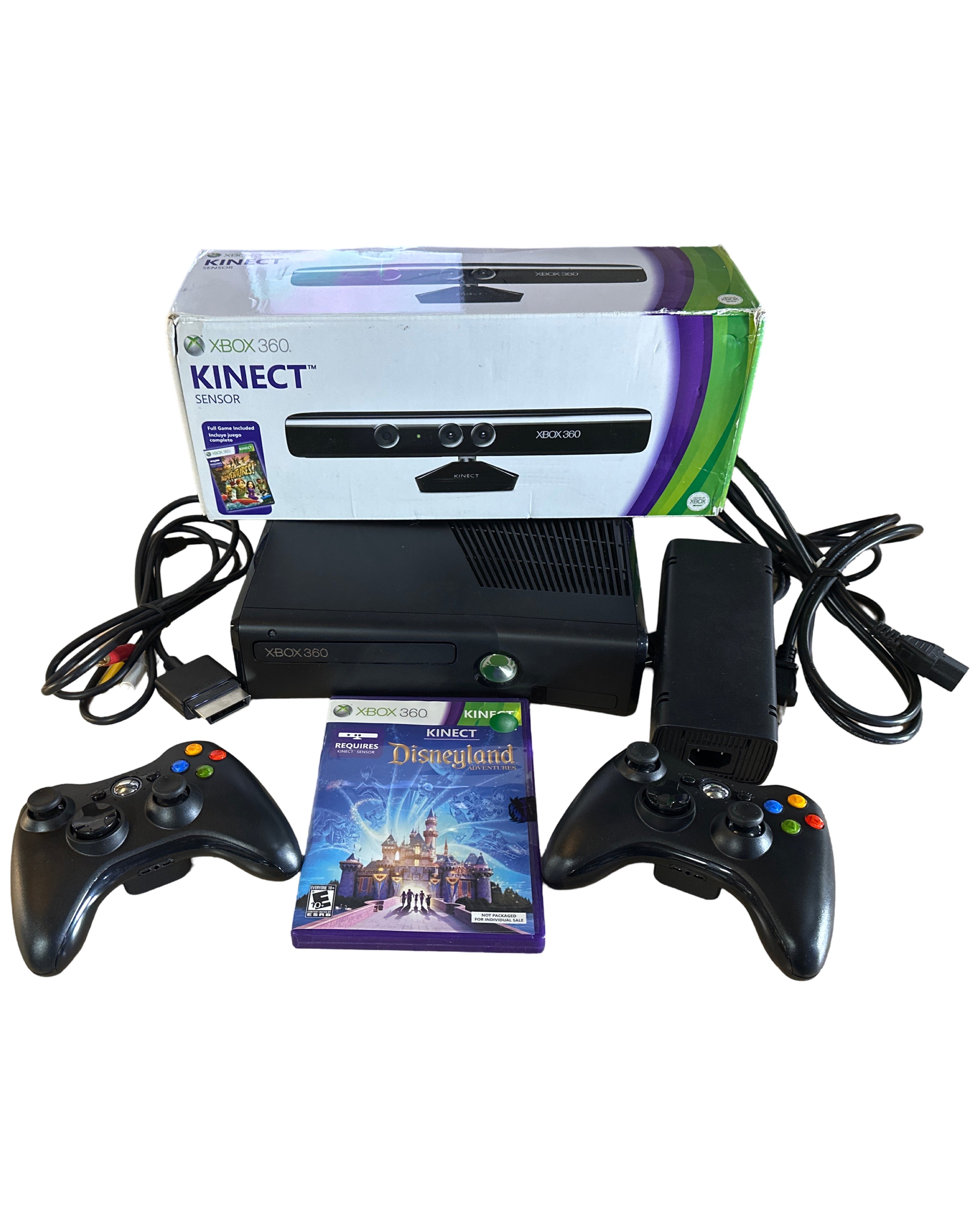 Xbox 360 Slim 4GB Kinect Disneyland Adventures Bundle (Refurbished)