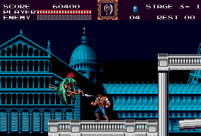 Castlevania The New Generation Sega Genesis Mega Drive Video Game 1994