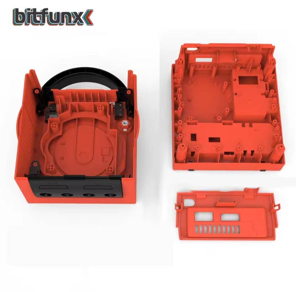 Gamecube Full Replacement Console Shell Housing Warm Red