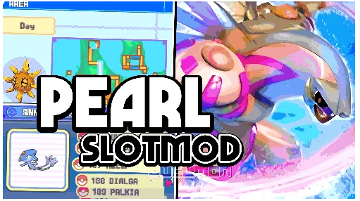 Pokemon SlotMod Pearl NDS Nintendo DS Custom ROM Hack Video Game