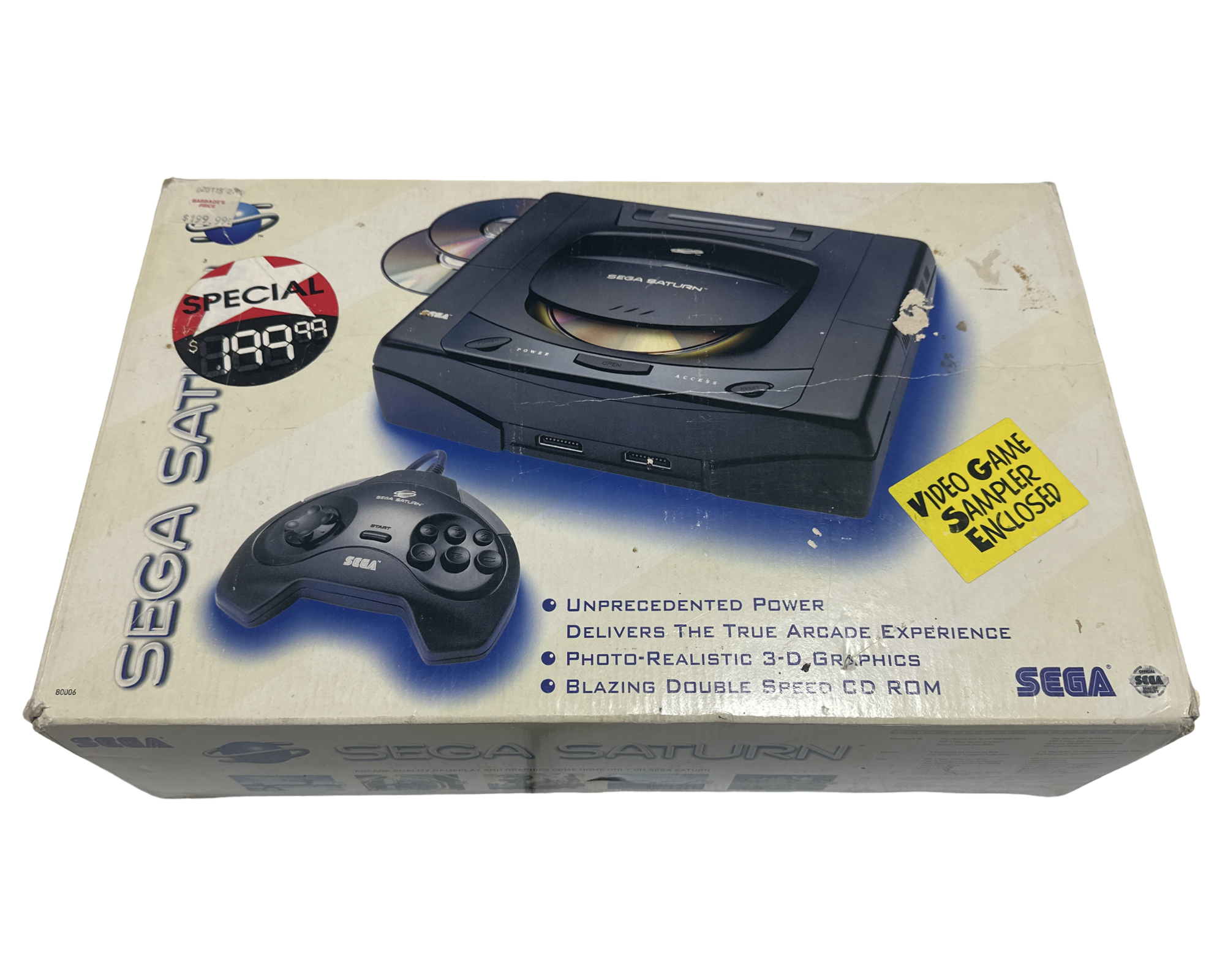 Sega Saturn (System w/ 2-Controllers)