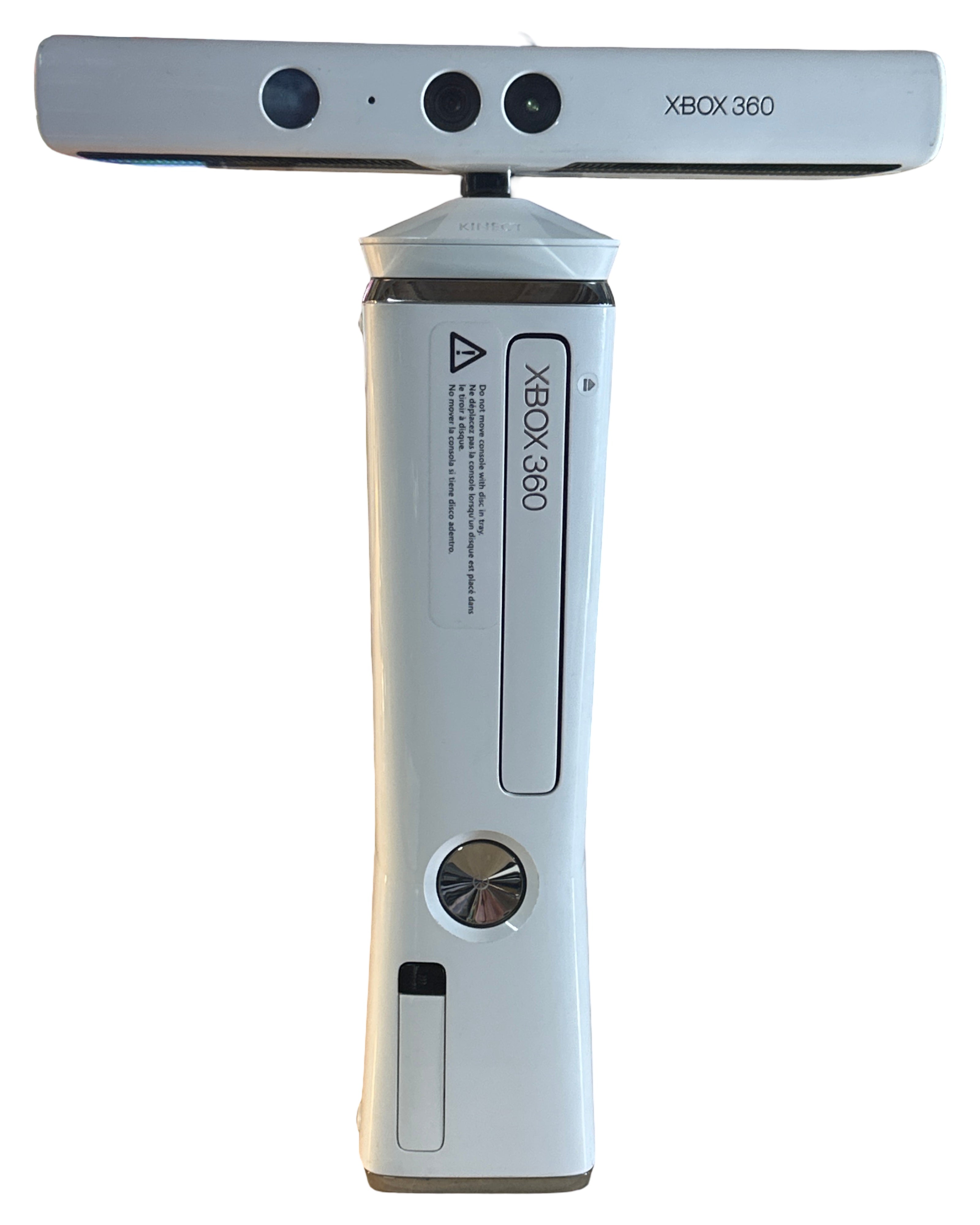 Xbox 360 Slim 4GB White Kinect Bundle - Xbox 360