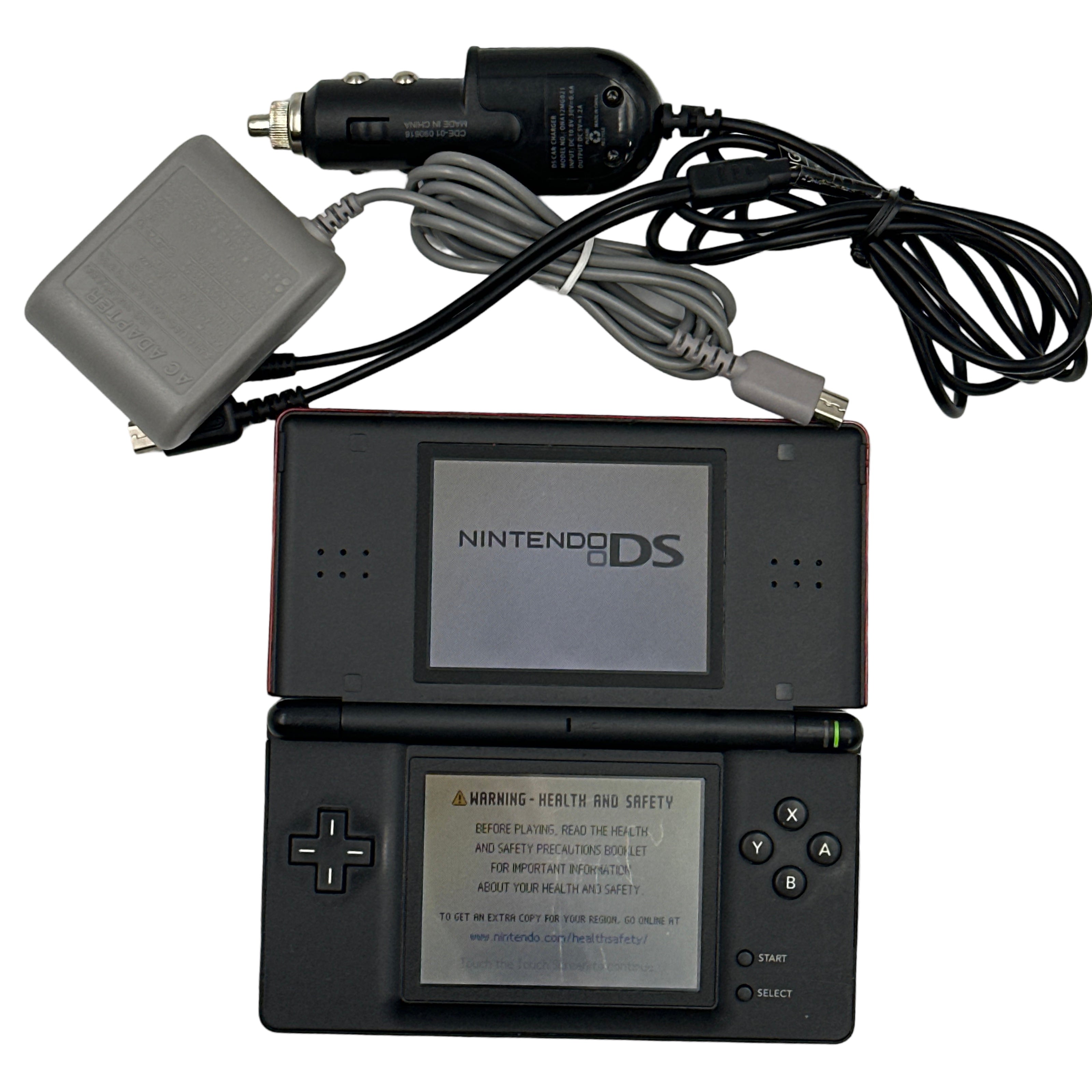 Red Crimson & Black Nintendo DS Lite Console - Nintendo DS