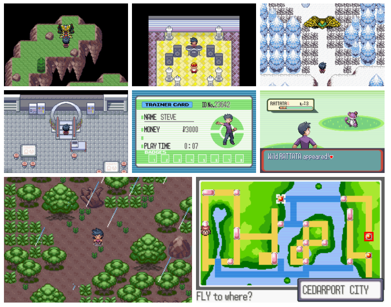 Pokemon Giratina Strikes Back GBA ROM Hack Video Game Boy Advance