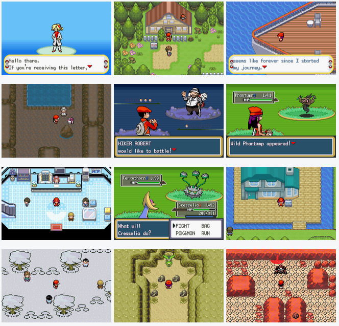 Pokemon Dark Rising GBA ROM Hack Video Game Boy Advance