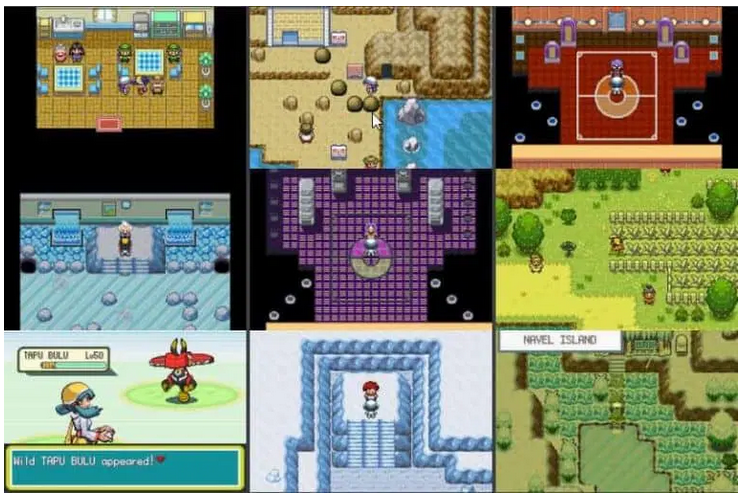 Pokemon ShinyGold Sigma GBA Video Game ROM Game Boy Advance