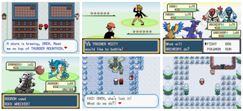 Pokemon Dark Rising GBA ROM Hack Video Game Boy Advance