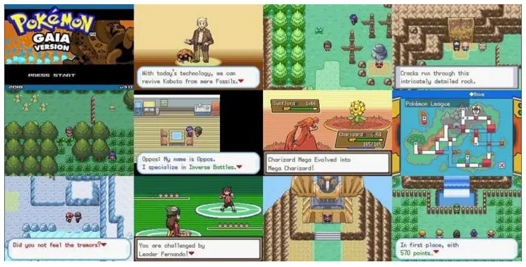 Pokemon Gaia GBA ROM Hack Video Game Custom Gameboy Advance