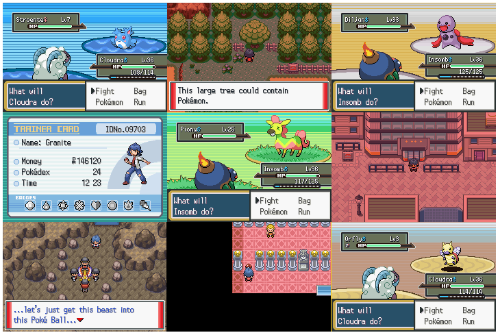 Pokemon Sienna GBA ROM Hack Video Game Custom Gameboy Advance