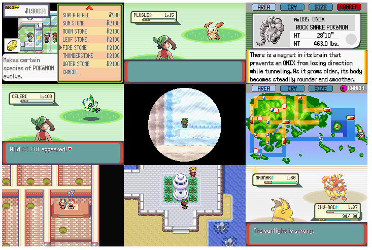 Pokemon Emerald Kaizo GBA ROM Hack Video Game Custom Gameboy Advance