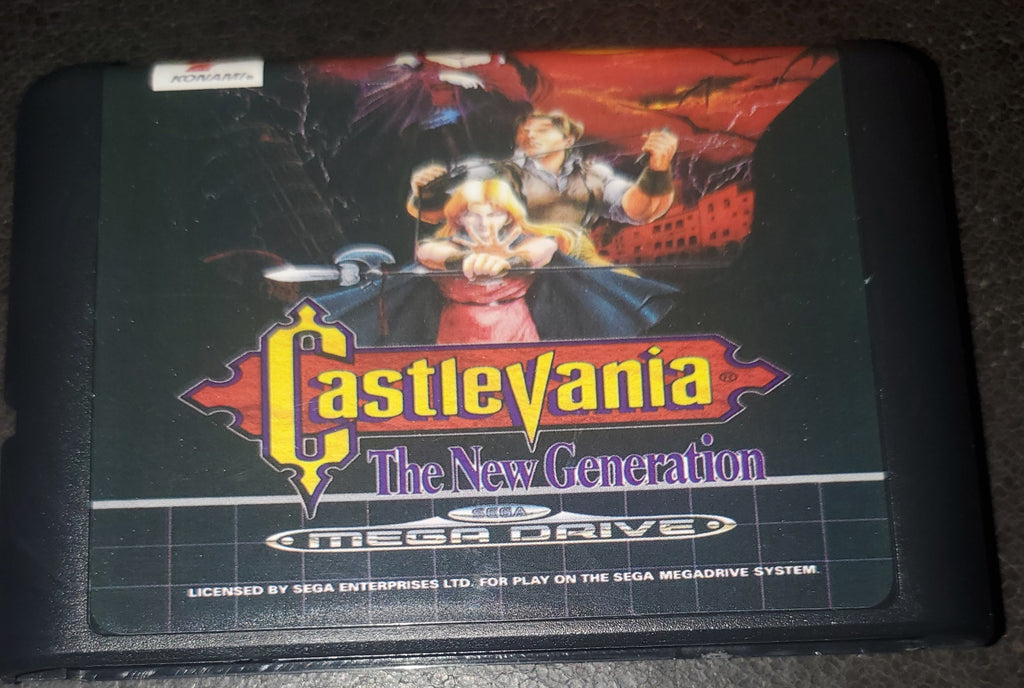 Castlevania The New Generation Sega Genesis Mega Drive Video Game 1994
