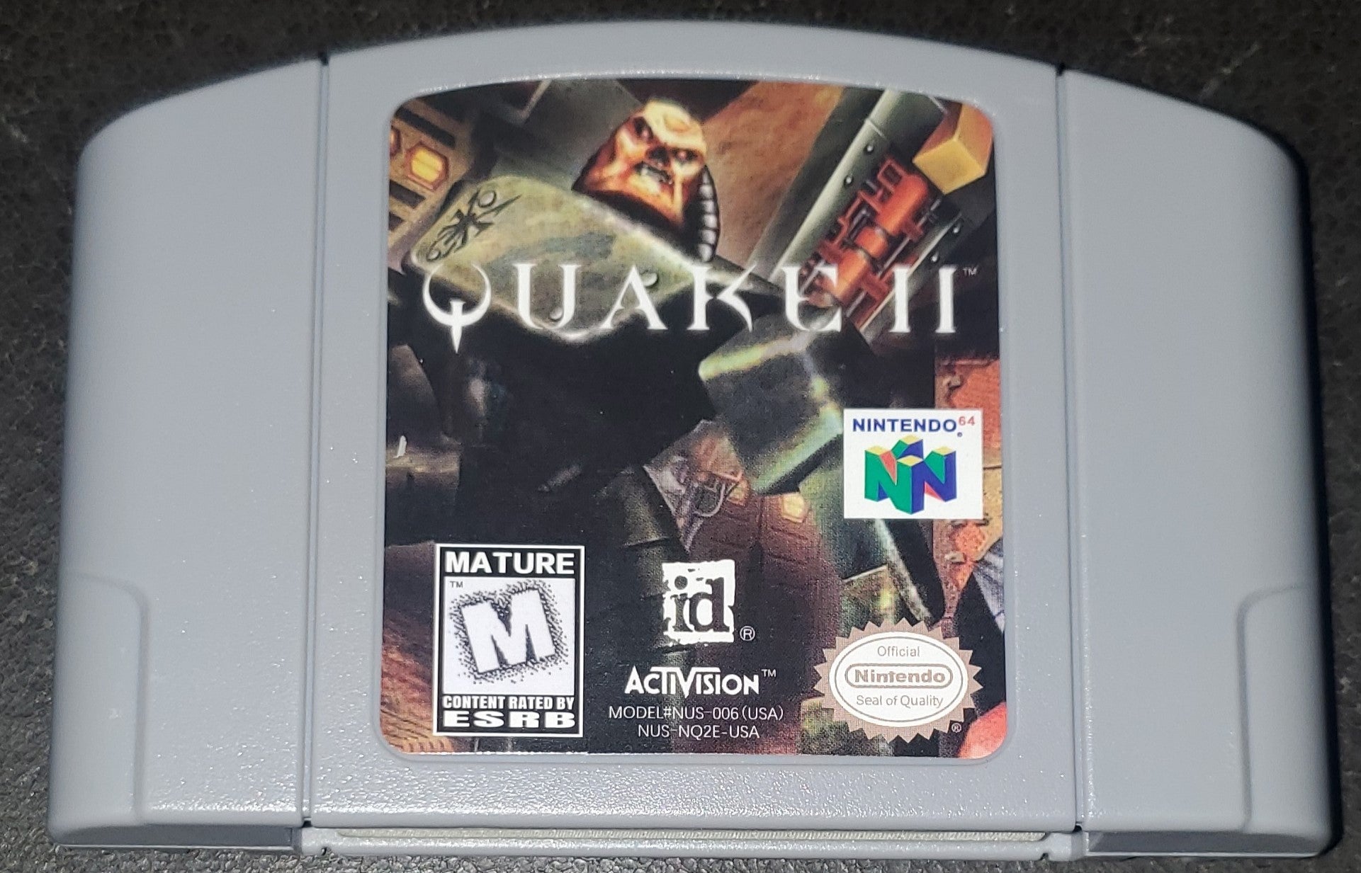 Quake 2 Nintendo 64 N64 Video Game Cartridge 1999