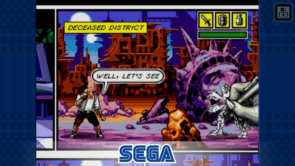 Comix Zone Sega Genesis Mega Drive Video Game Cartridge 1995