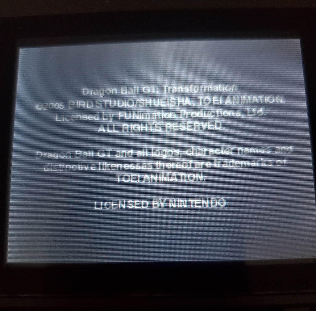 Dragon Ball GT: Transformation GBA Video Game Boy Advance 2005 DBZ