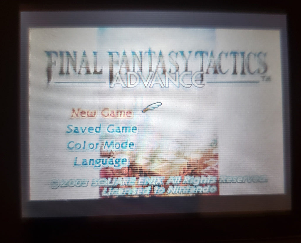Final Fantasy Tactics Advance GBA Video Game Boy Advance FFTA 2003
