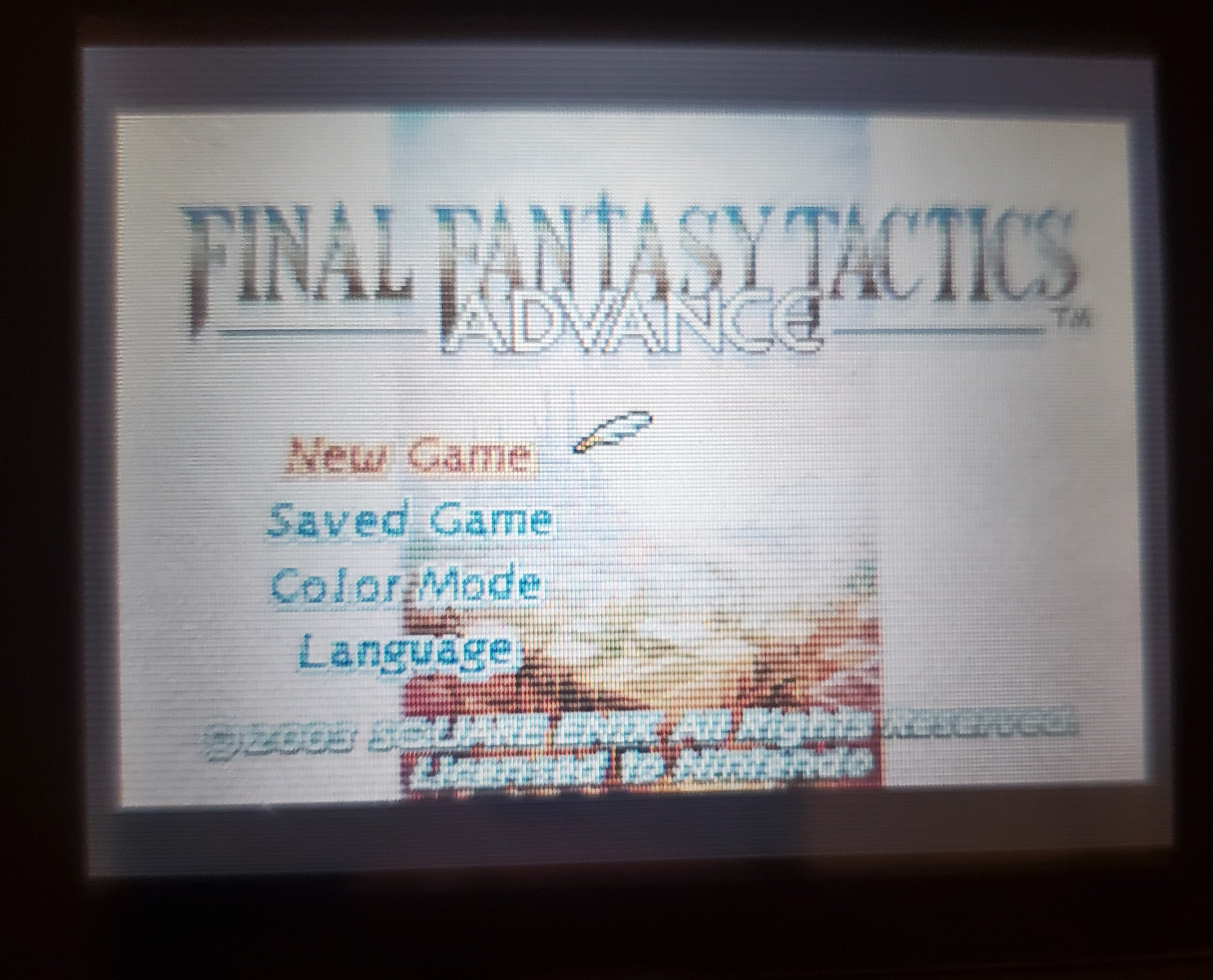 Final Fantasy Tactics Advance GBA Video Game Boy Advance FFTA 2003