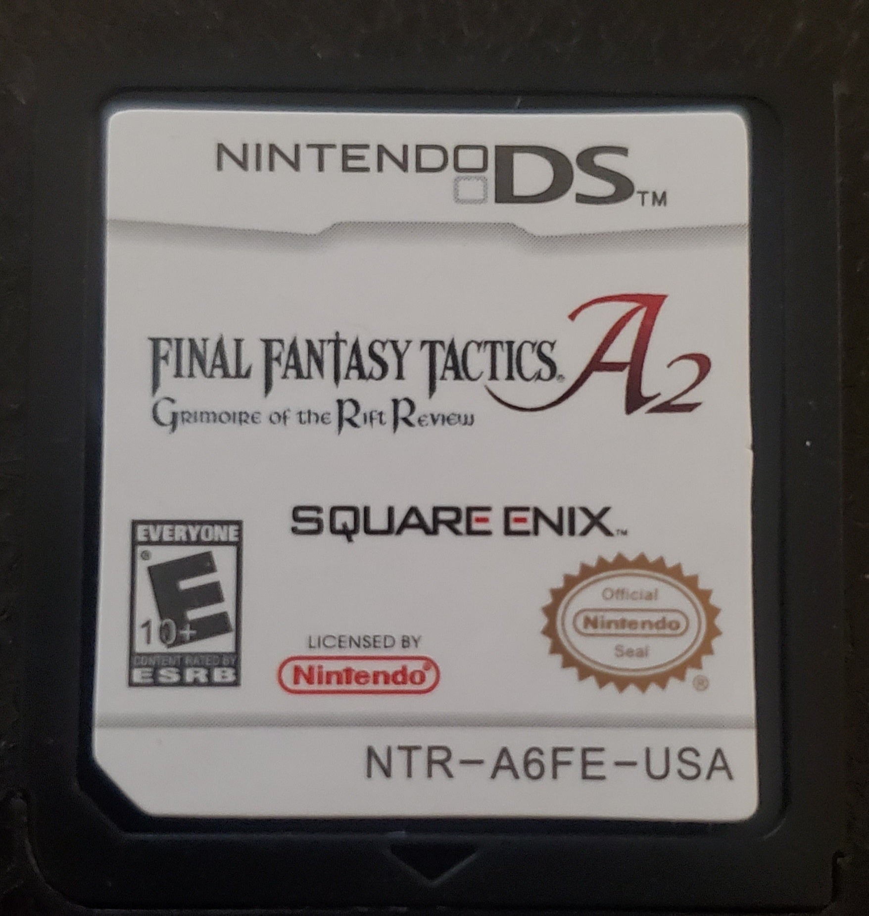 Final Fantasy Tactics A2 NDS Video Game Cartridge Nintendo DS 2008