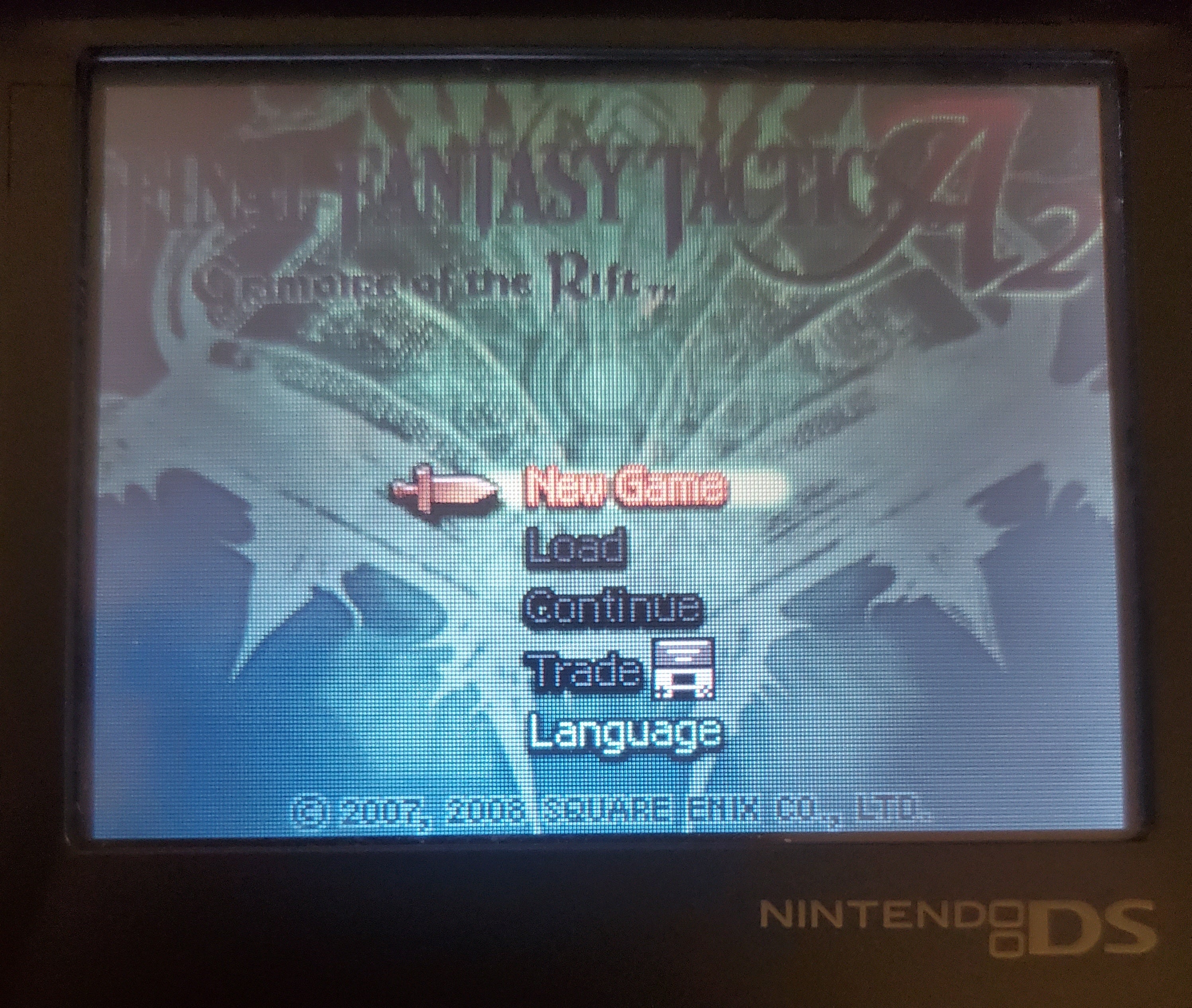 Final Fantasy Tactics A2 NDS Video Game Cartridge Nintendo DS 2008