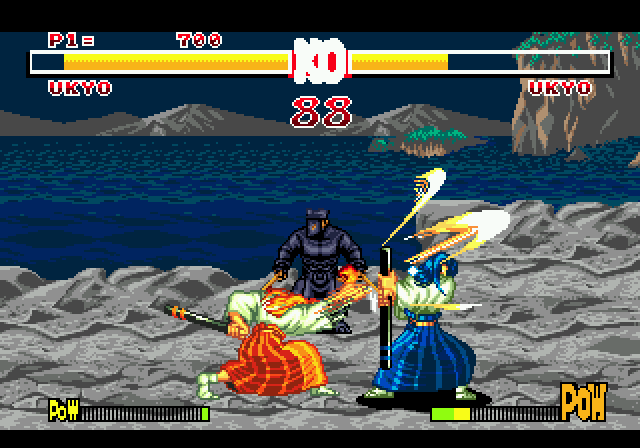 Samurai Shodown Sega Genesis Mega Drive Video Game Cartridge 1994