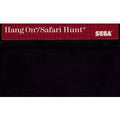 Hang-On And Safari Hunt - Sega Master System (LOOSE)