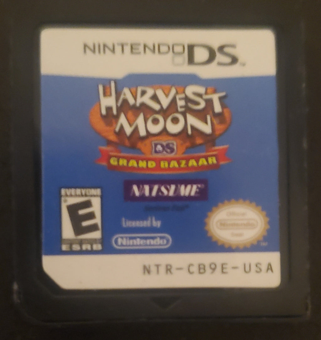 Harvest Moon DS Grand Bazaar NDS Video Game Cartridge Nintendo DS 2010
