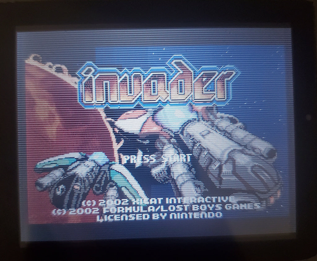 Invader GBA Video Game Cartridge Nintendo Game Boy Advance 2002