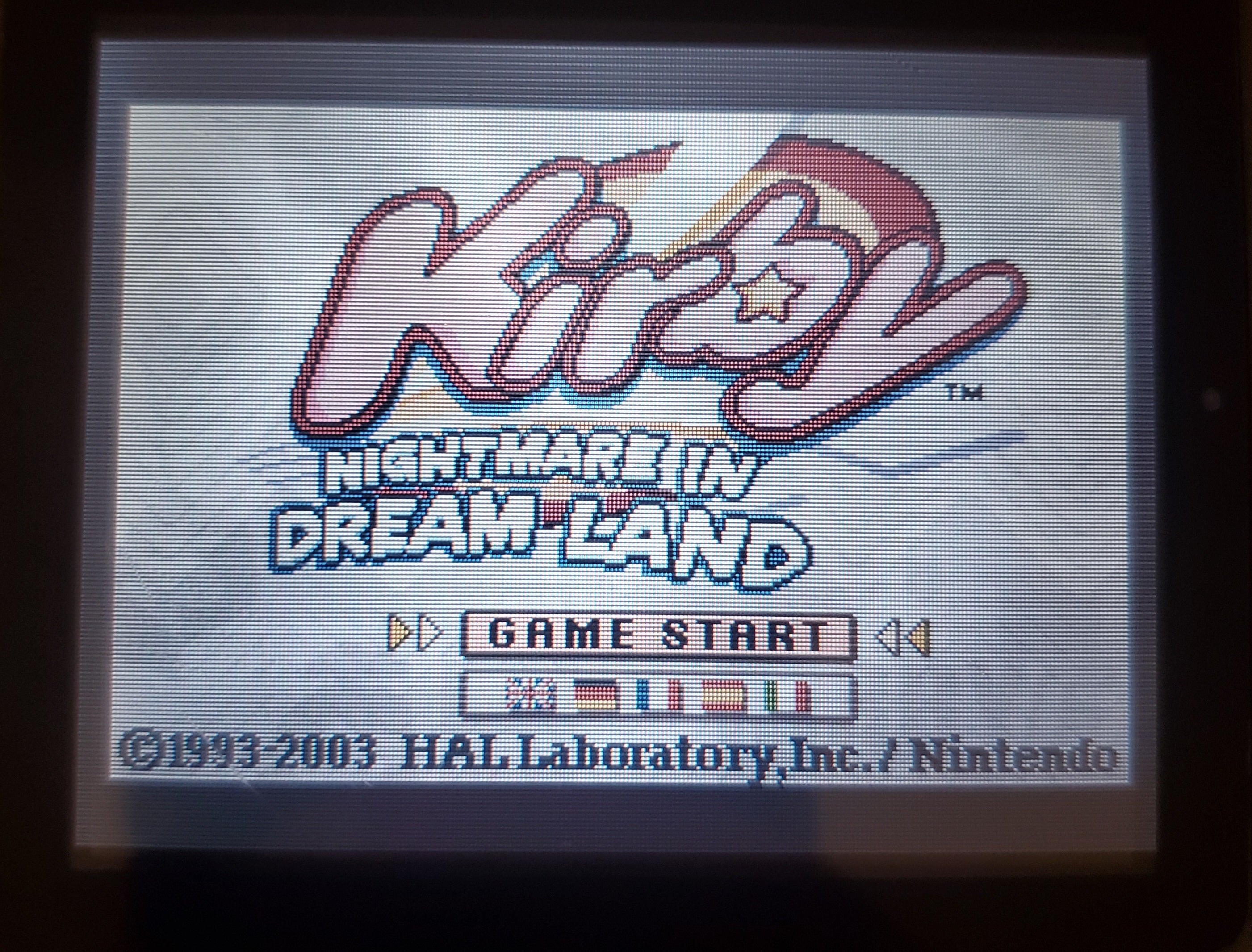 Kirby Nightmare in Dream Land GBA Video Game Boy Advance Ninendo 2002