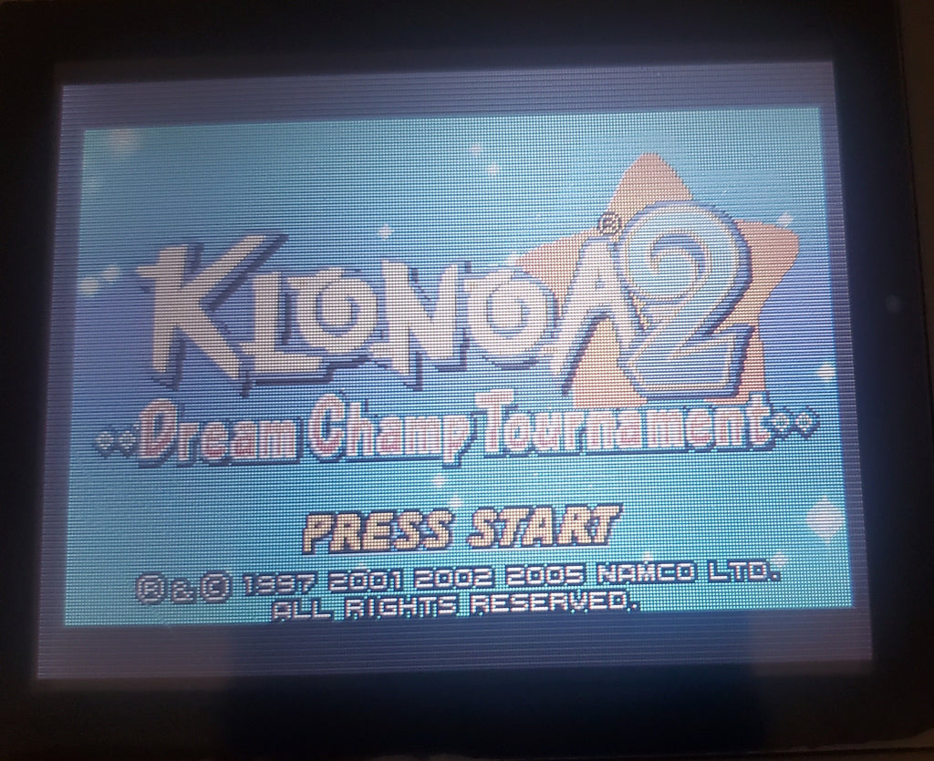Klonoa 2 Dream Champ Tournament GBA Video Game Boy Advance 2005