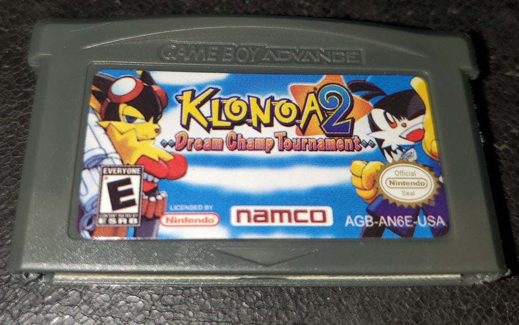 Klonoa 2 Dream Champ Tournament GBA Video Game Boy Advance 2005