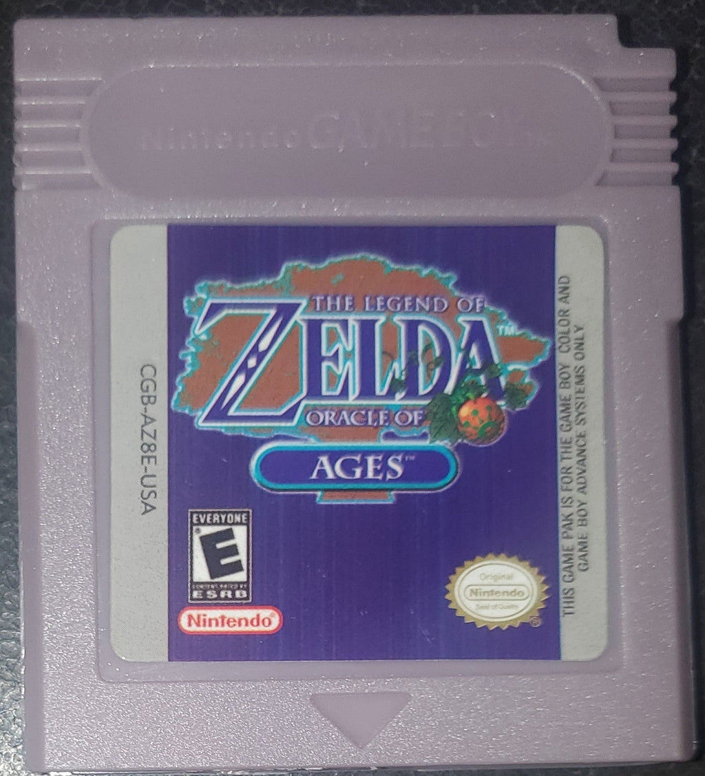 Legend of Zelda Oracle of Ages GBC Video Game Boy Color 2001