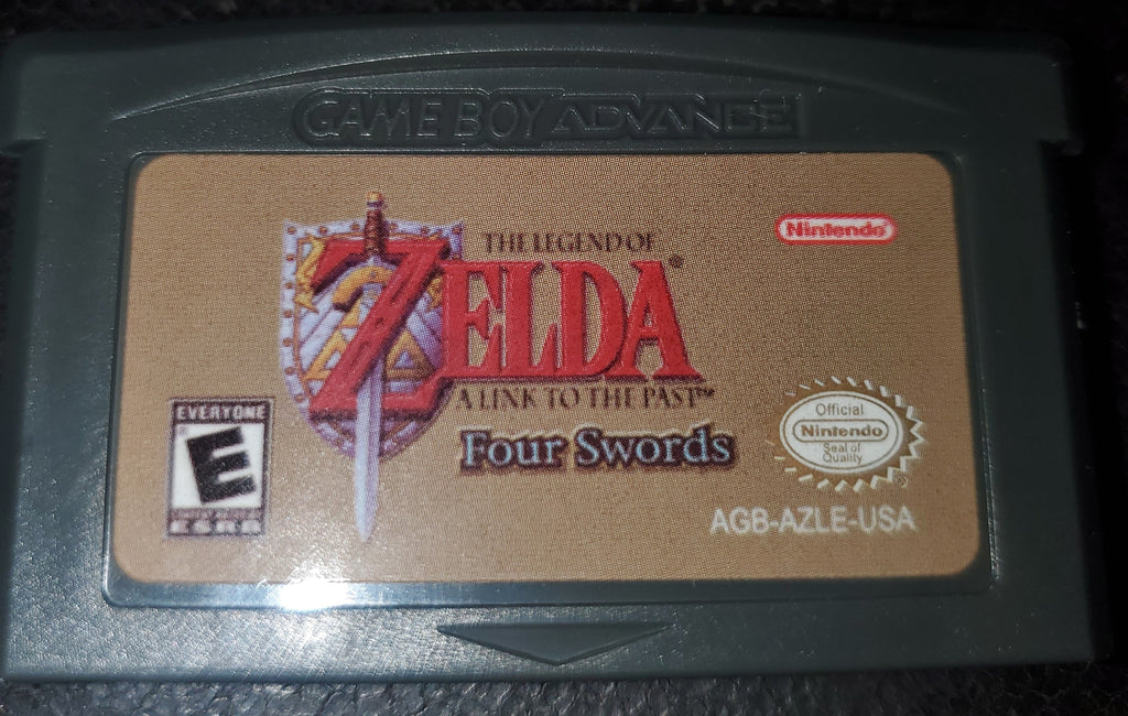 Legend of Zelda Link to the Past, 4 Swords GBA Video Game Boy Advance