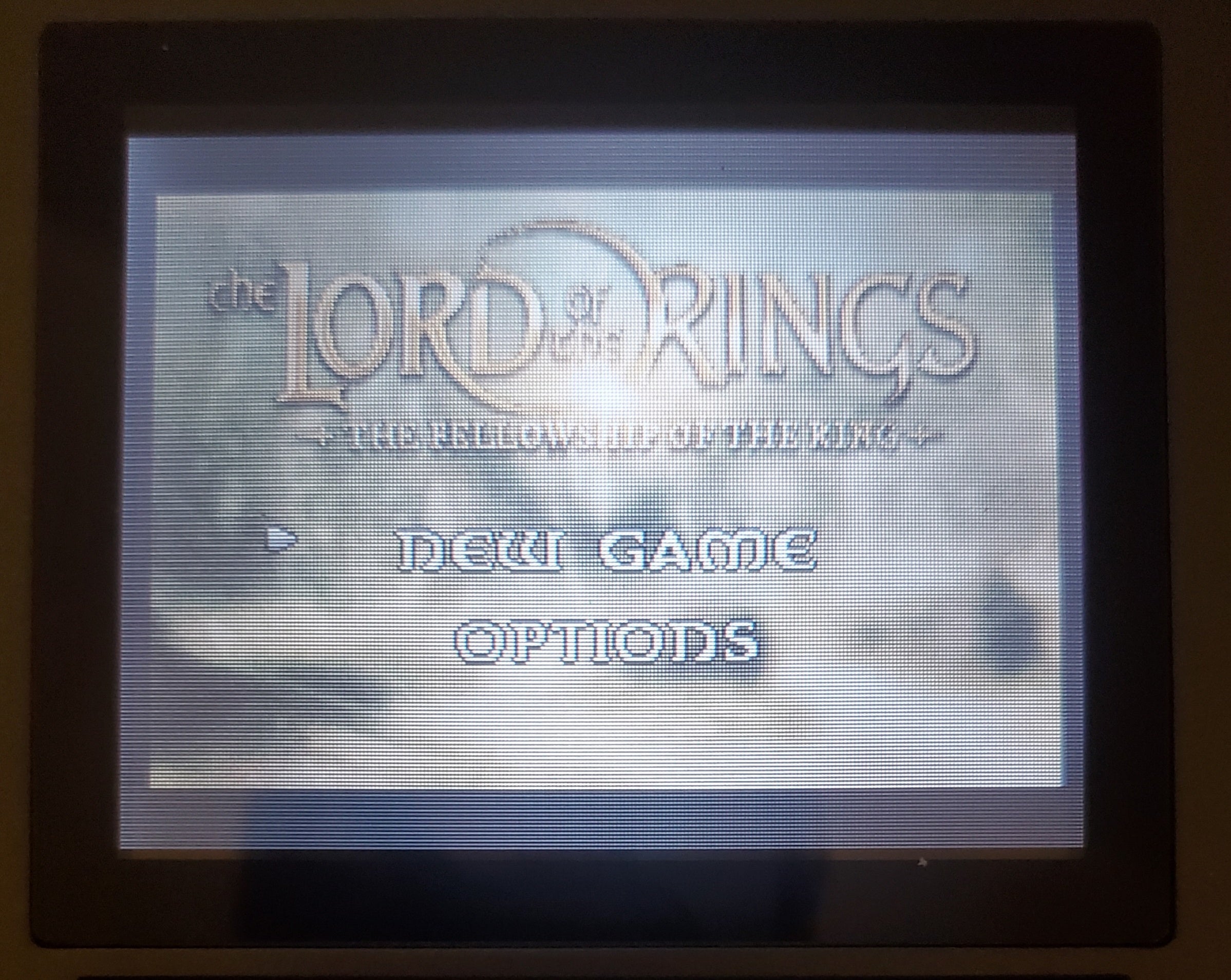 Lord of the Rings Fellowship of the Ring GBA Video Game Boy Advance