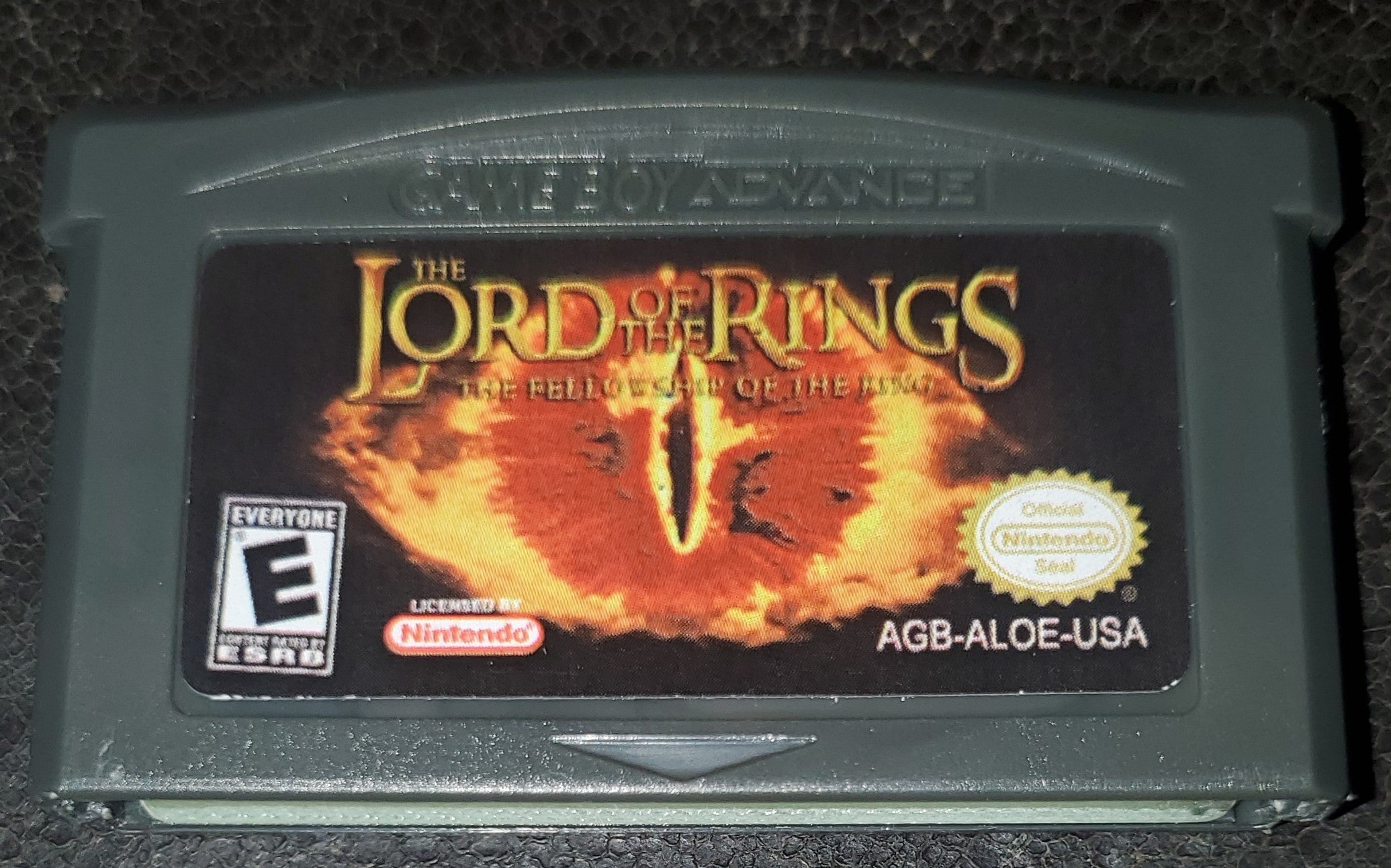 Lord of the Rings Fellowship of the Ring GBA Video Game Boy Advance