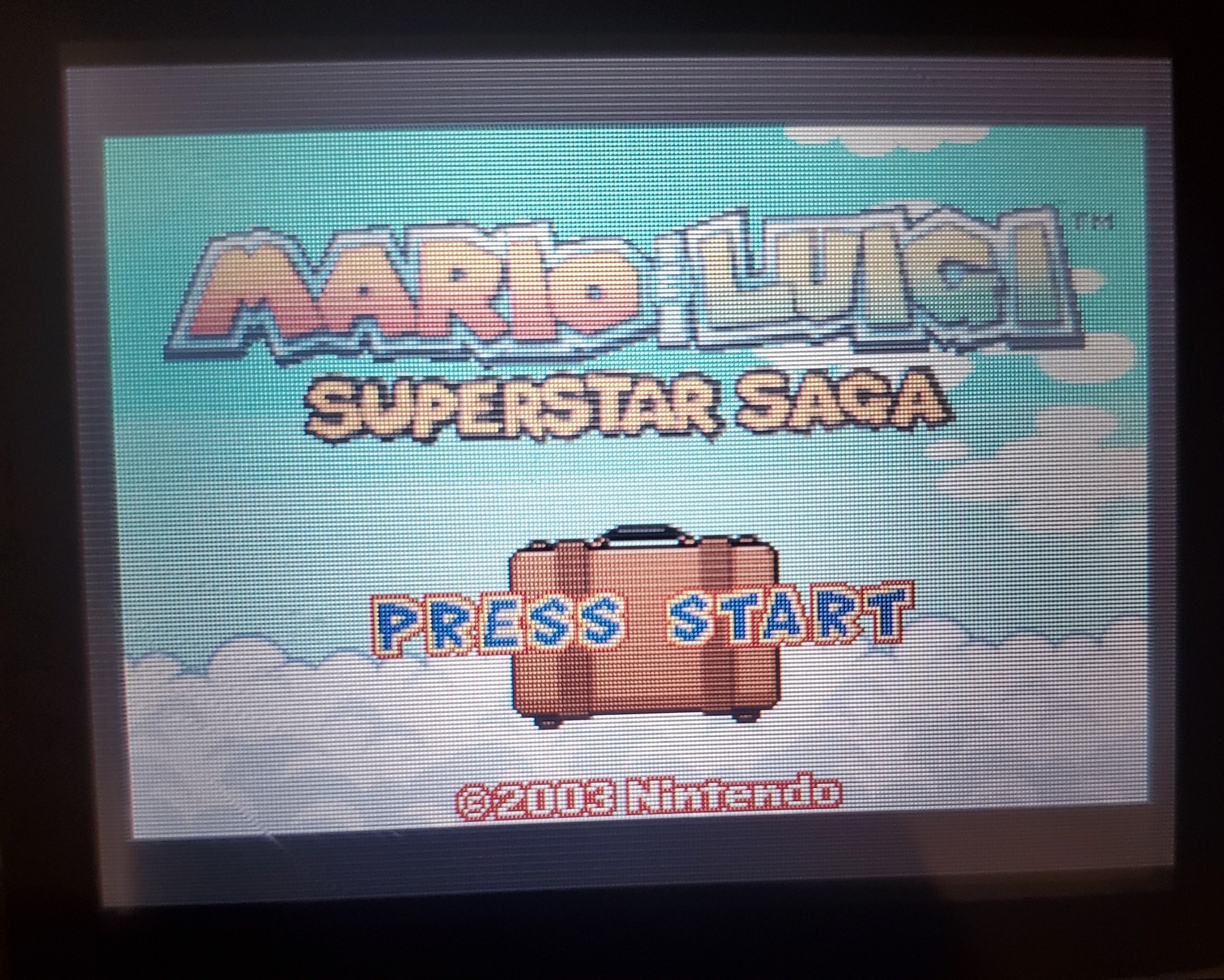 Mario and Luigi Superstar Saga GBA Video Game Boy Advance 2003