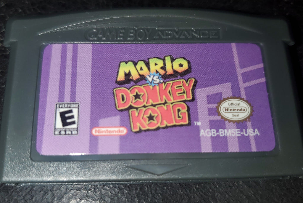 Mario vs Donkey Kong GBA Video Game Boy Advance 2004
