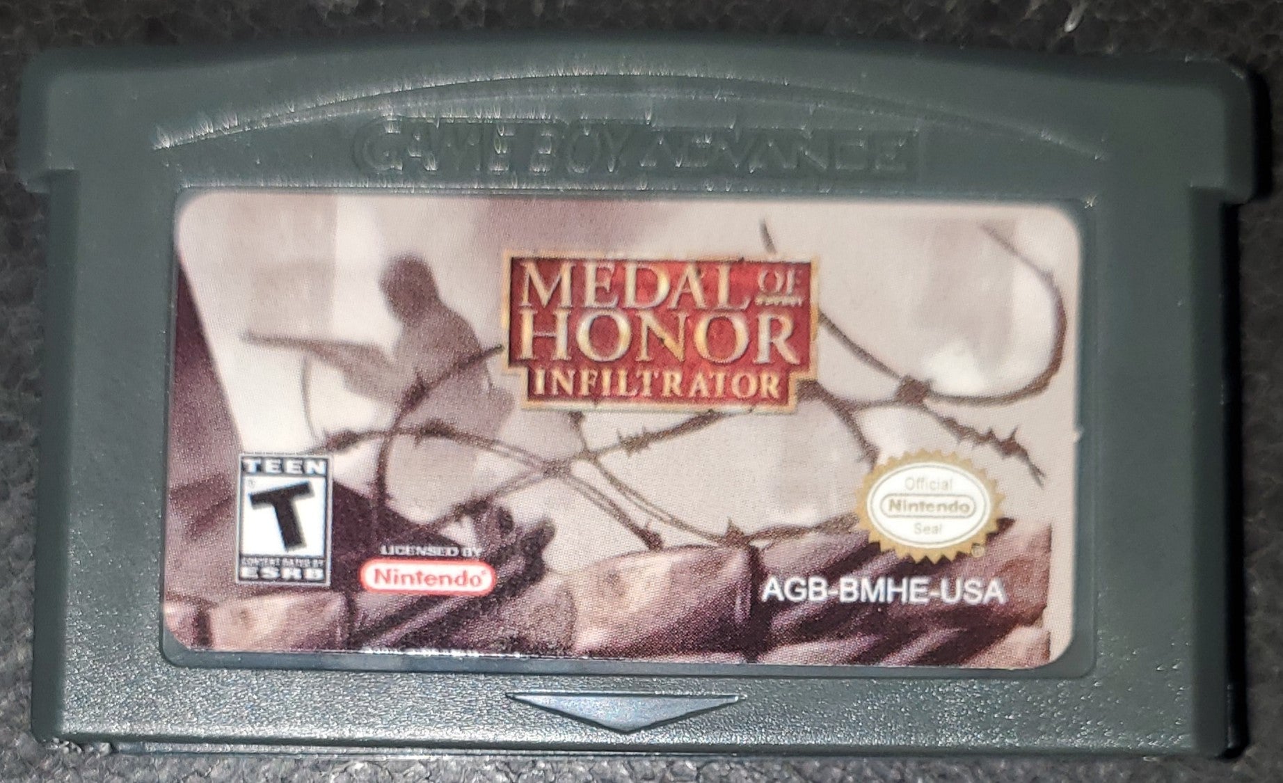 Medal of Honor Infiltrator GBA Video Game Boy Advance Nintendo 2003